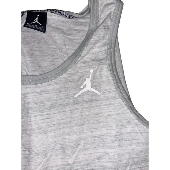 Jordan Air All-Star Men's Gray Tank Top Size M Sleeveless Sports - Picture 3 of 4